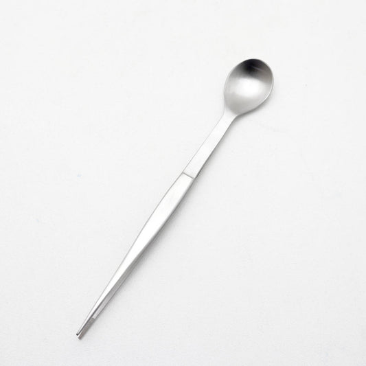 Pinza + cuchara de degustación 17cm Inox