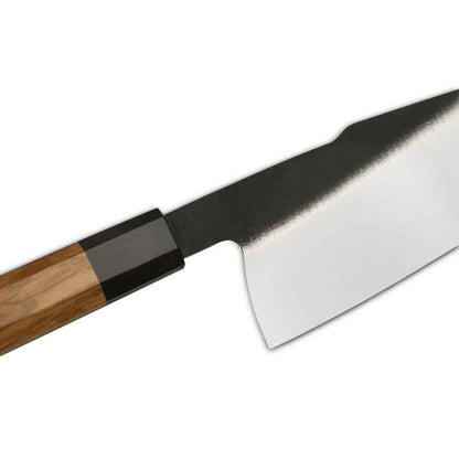 Cuchillo Cebollero 21cm Kurouchi 440c mango Olivo