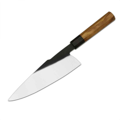 Cuchillo Cebollero 21cm Kurouchi 440c mango Olivo