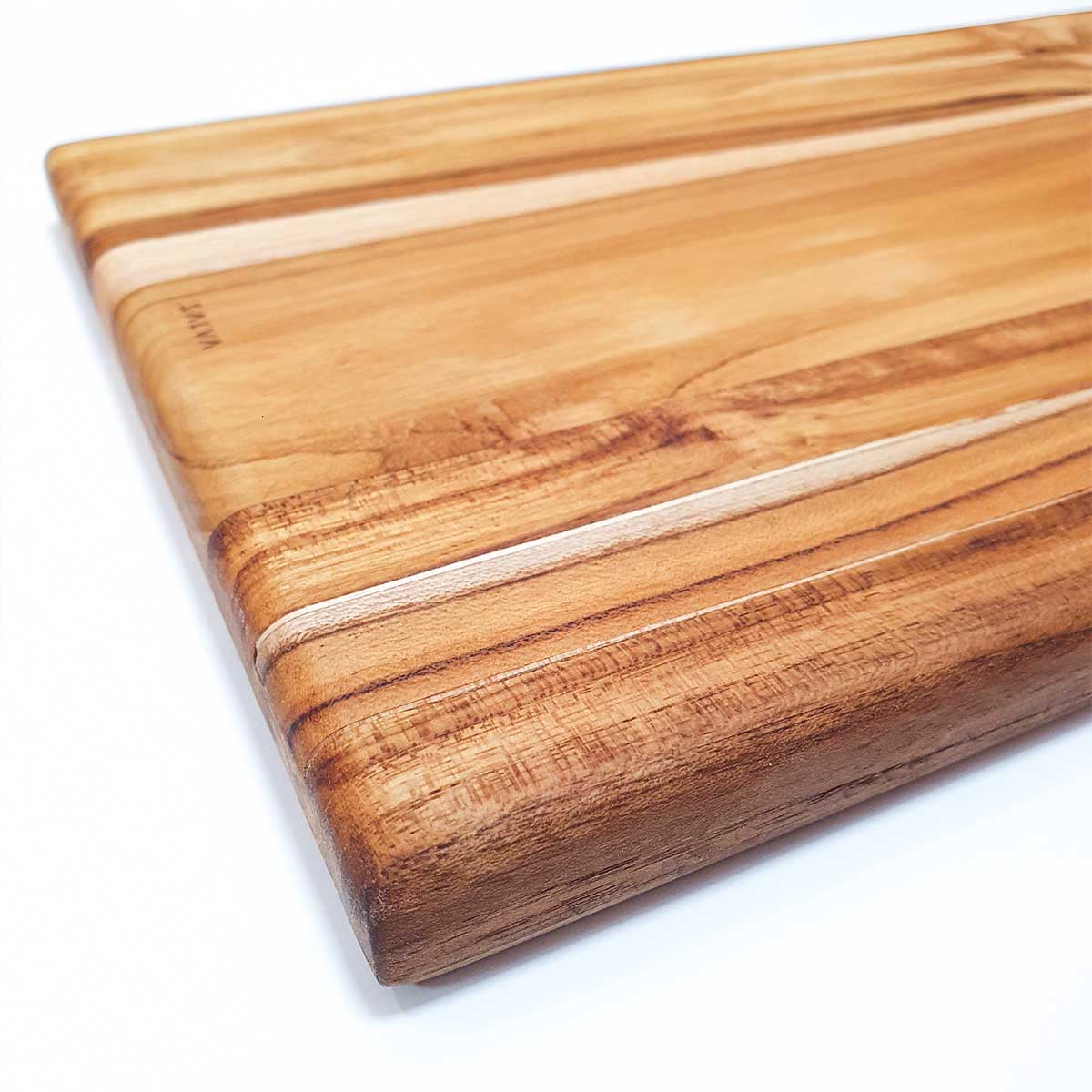 Tabla de picar corner hole teca SALVA 35x22.5x2 cm