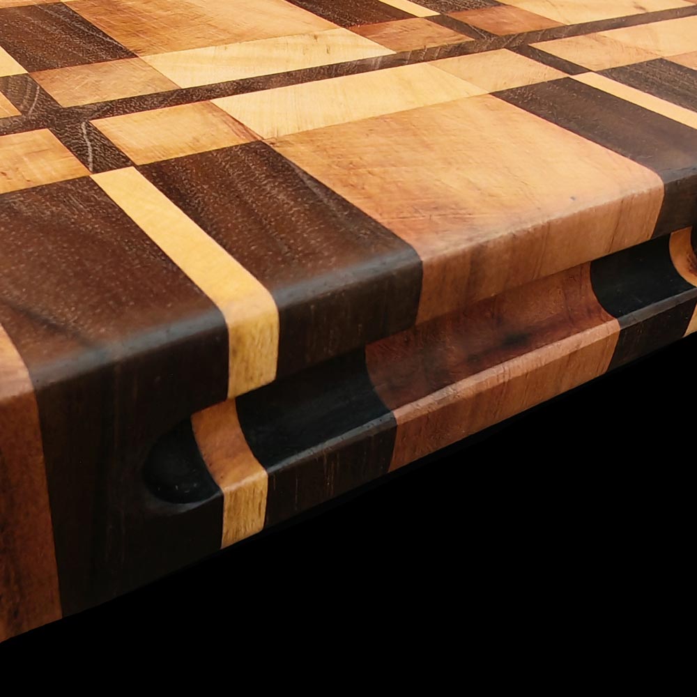 Tabla de Picar Cuadrícula Nogal