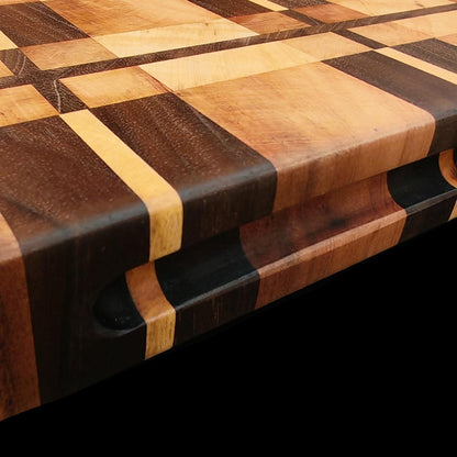 Tabla de Picar Cuadrícula Nogal