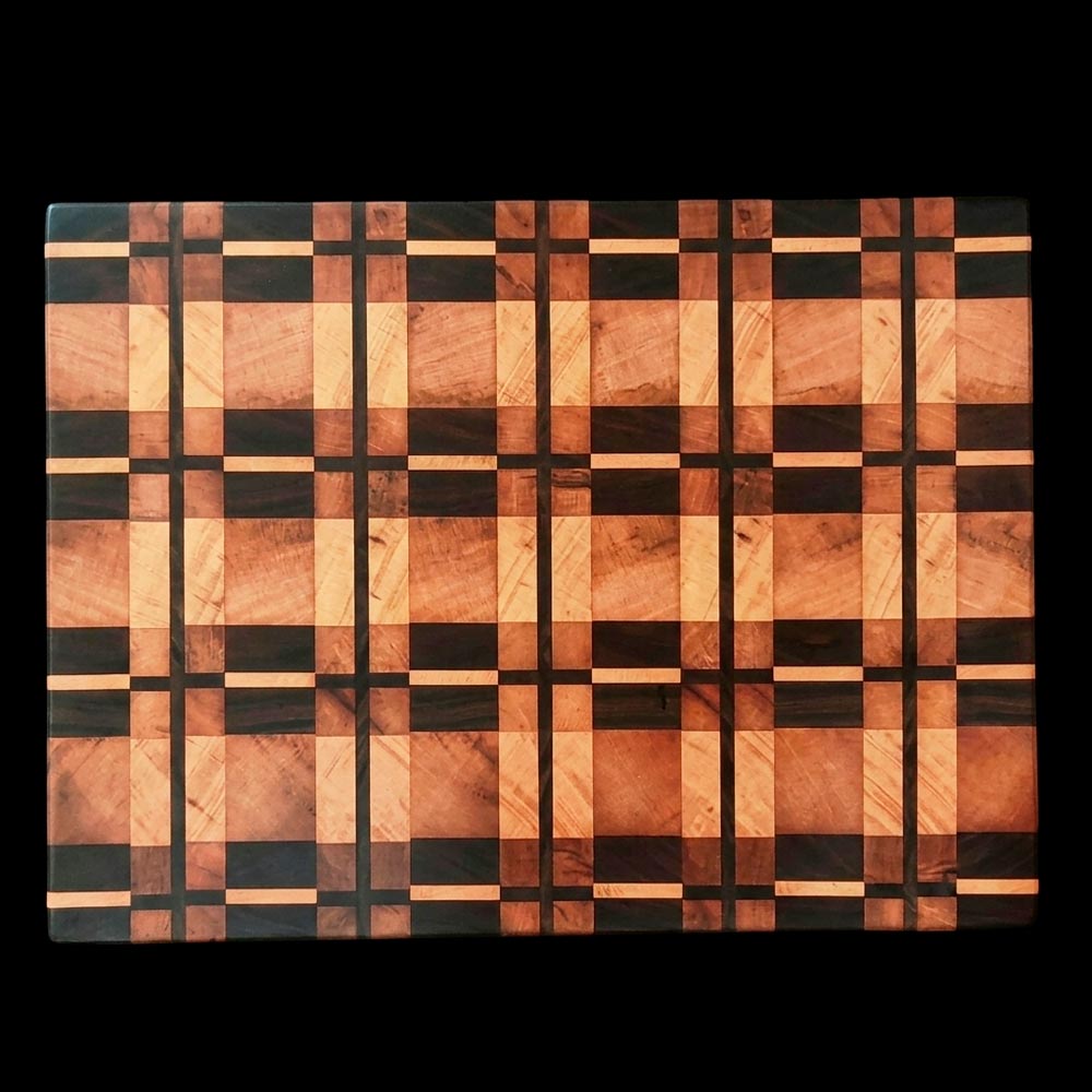 Tabla de Picar Cuadrícula Nogal