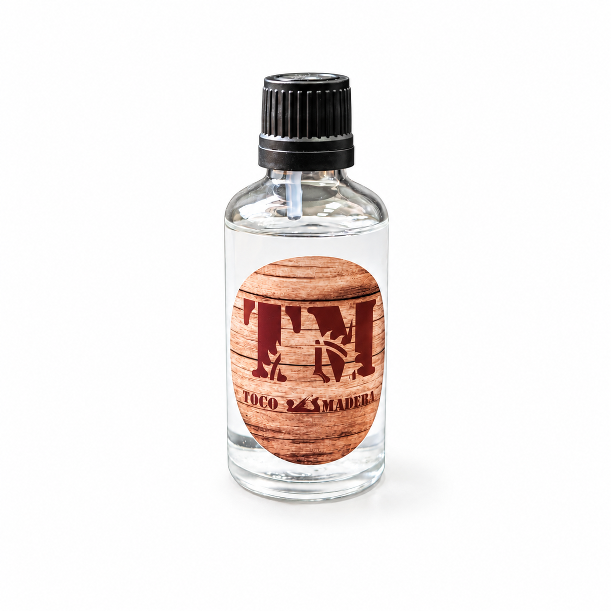 Aceite mineral de grado alimentario, apto para superficies en contacto con alimentos.  con fondo blanco.