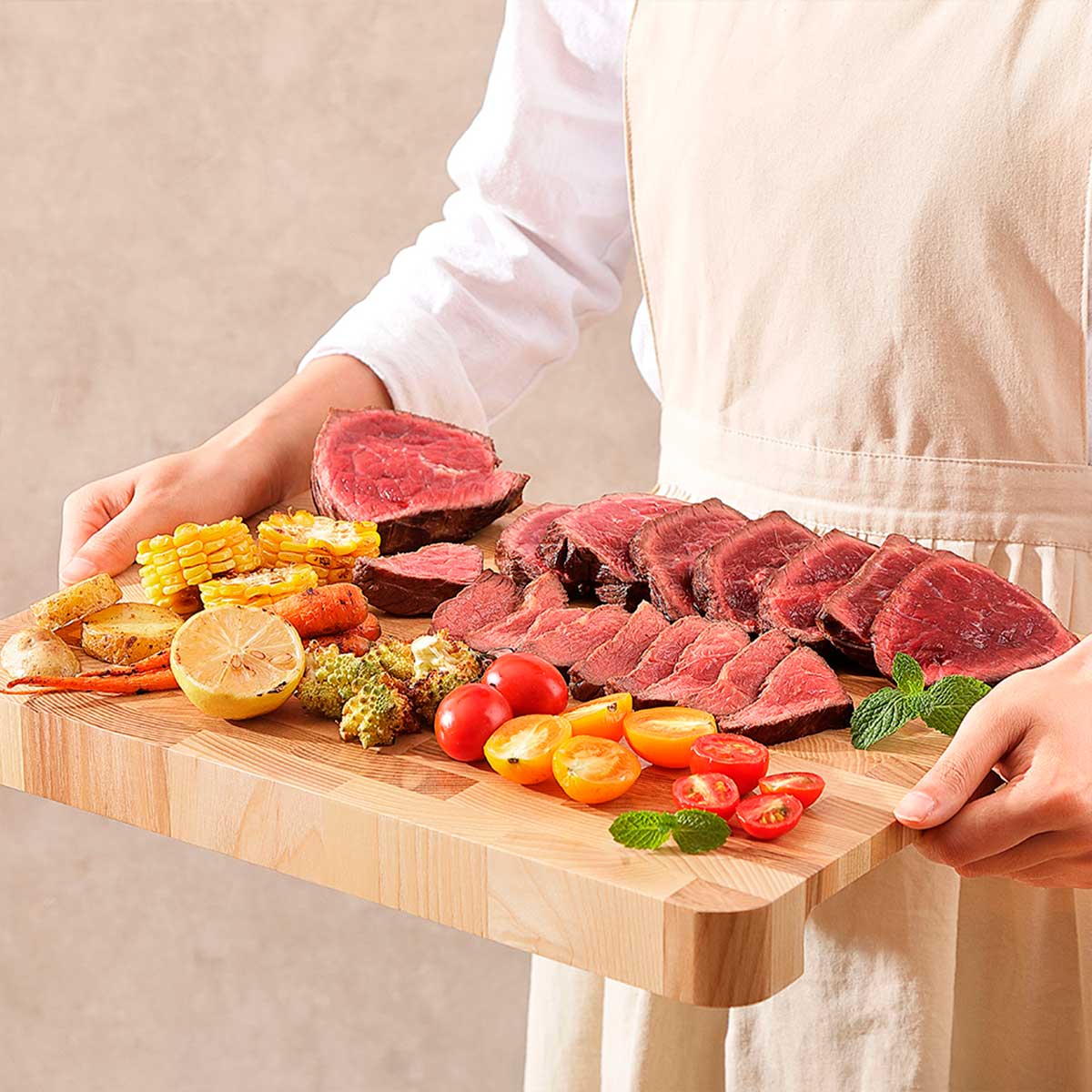 Tabla de picar TESTA madera Fresno7 41x31x4.2cm