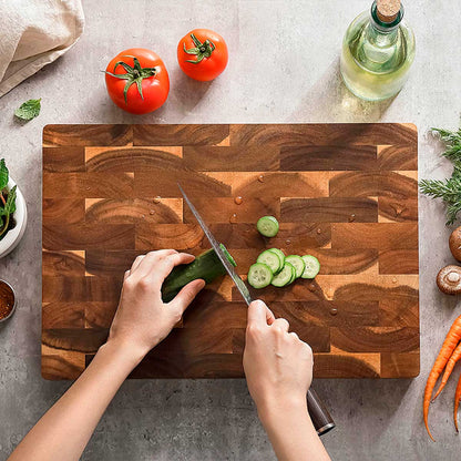 Tabla de picar TESTA madera Acacia4 43x30.5x3.5cm