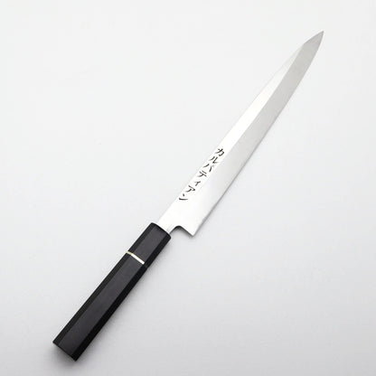 Cuchillo Yanagi 27cm acero 9Cr Ébano + Afilado profesional