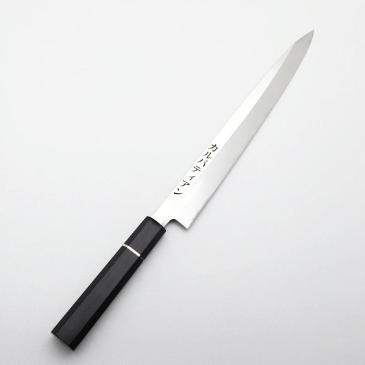 Cuchillo Yanagi 27cm acero 9Cr Ébano + Afilado profesional