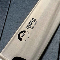 Ejemplo de Grabado de logotipo o imagen en cuchillo