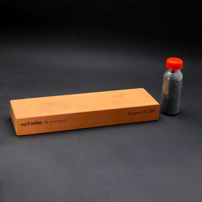 Profesional piedra para reparar y adelgazar cuchillos de cocina o herramientas de carpintería con su polvo de lapear incluido.